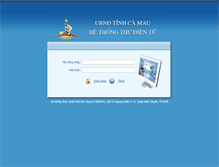 Tablet Screenshot of mail.camau.gov.vn